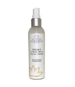 Organic Citrus Facial Toner with Rose Water Witch Hazel & Aloe Vera Natural Astringent Closes Pores and Preps Skin