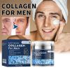 Men's Collagen Anti-Aging Facial Moisturizer Cream, Retinol Hydrating Face Lotion with Hyaluronic Acid & Vitamin E