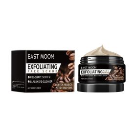 mEast Moon Coffee Facial Scrub, Men's Facial Hair Cleanser Pores Refreshing Comfort Cleansing Cream (Option: 100g-132.9g-2.83*2.83*1.73inch)